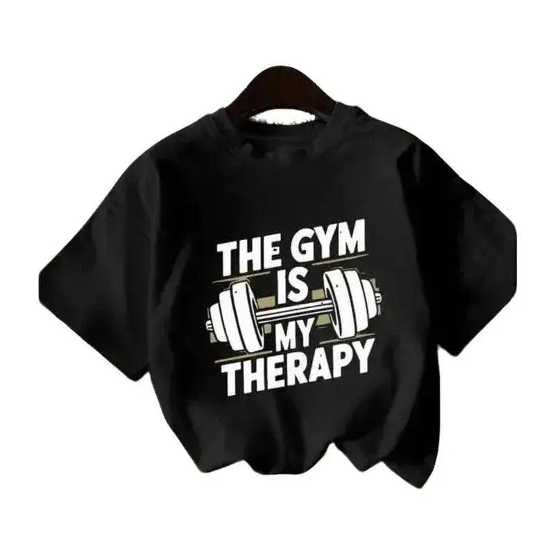 Women'S Fitted Gym Motivation Graphic T-Shirt - Barbell Design, Crew Neck, Short Sleeve, Breathable Sports Tops, Gym Style/Athleisure/Active T-Shirt, Casual Tops for Workout, Party, Gym Style Sports T-Shirt