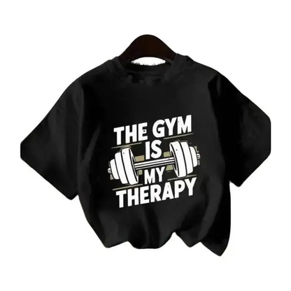 Women'S Fitted Gym Motivation Graphic T-Shirt - Barbell Design, Crew Neck, Short Sleeve, Breathable Sports Tops, Gym Style/Athleisure/Active T-Shirt, Casual Tops for Workout, Party, Gym Style Sports T-Shirt