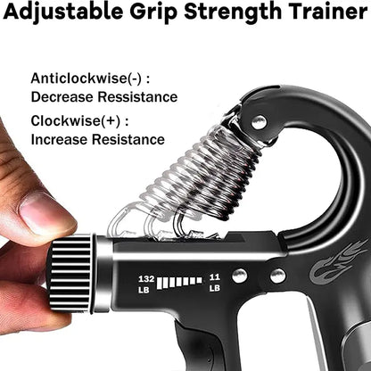 Grip Strengthener Forearm Strengthener Hand Grips Strengthener Kit - 5 Pack Adjustable Resistance
