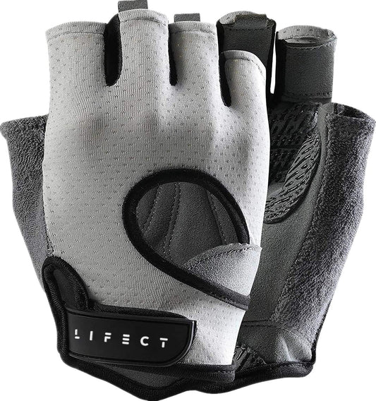 Freedom Workout Gloves - Fingerless Knuckle Weight Lifting Gloves with Curved Open Back for Powerlifting and Gym Use for Both Men and Women